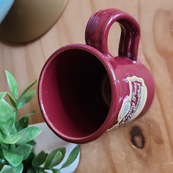 Burgundy Deneen pottery mug Embracing  Pines B&B - Picture 5 of 8